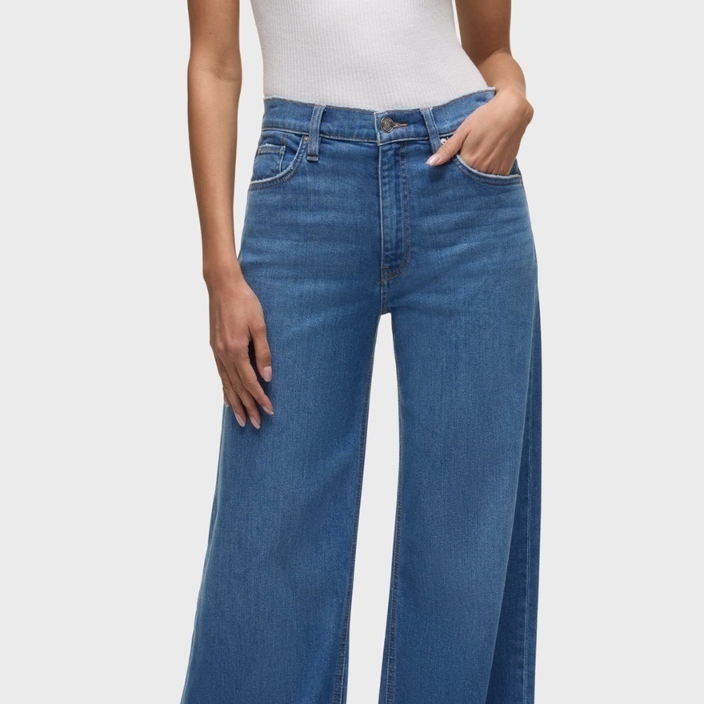 Hudson Jodie High Rise Loose Fit Wide Leg Jean 26 - Picture 2 of 11